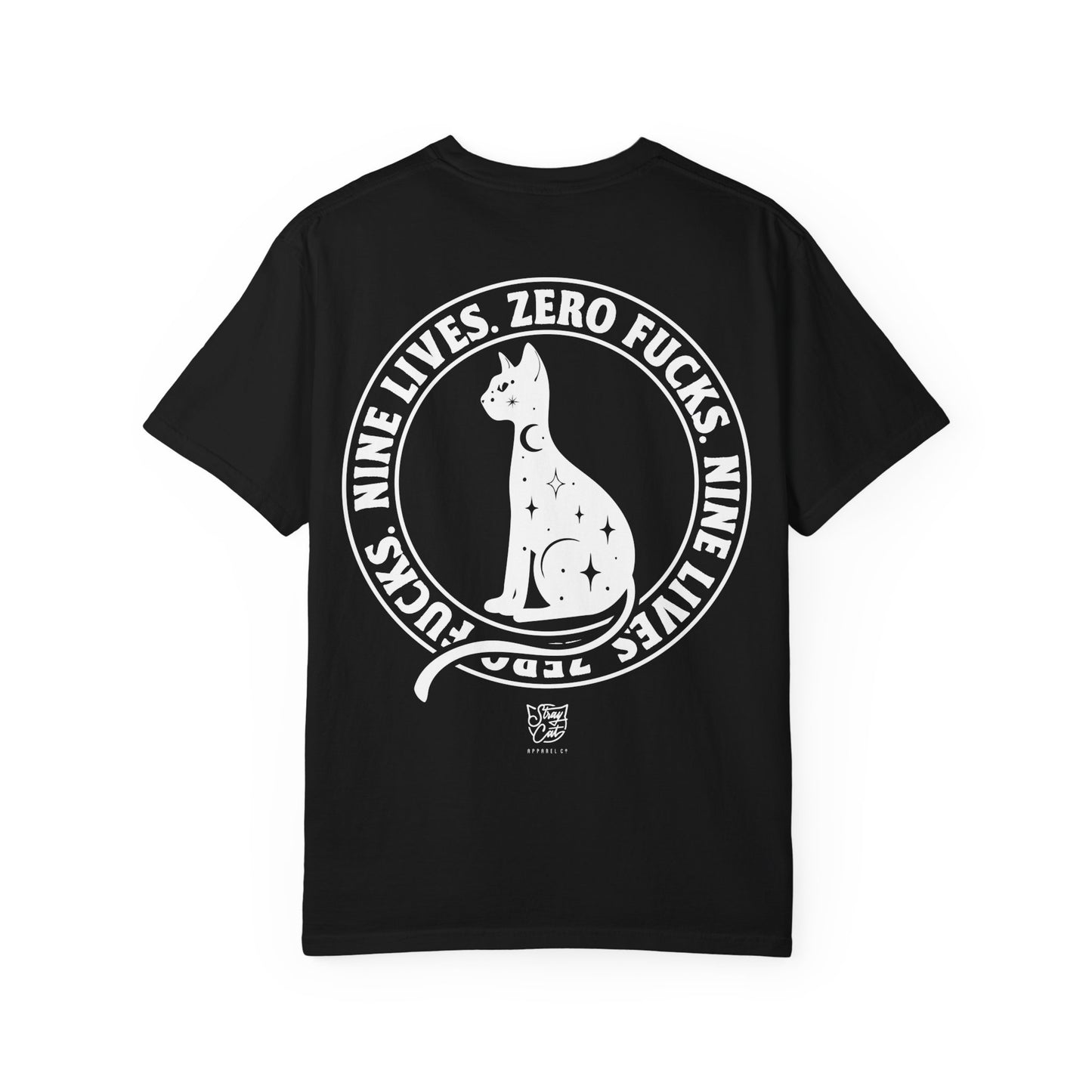 Nine Lives, Zero Fucks Tee