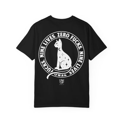 Nine Lives, Zero Fucks Tee