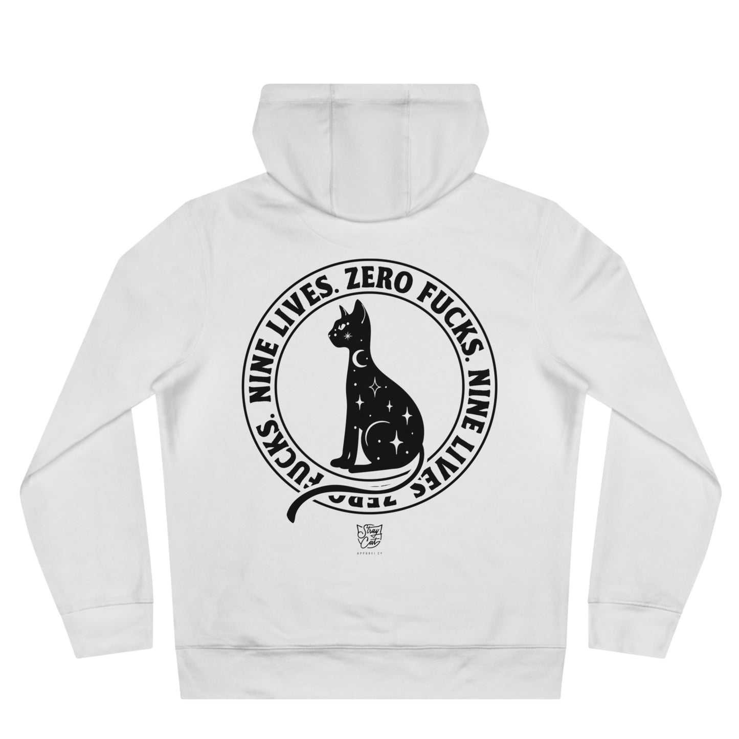 Nine Lives, Zero Fucks Hoodie