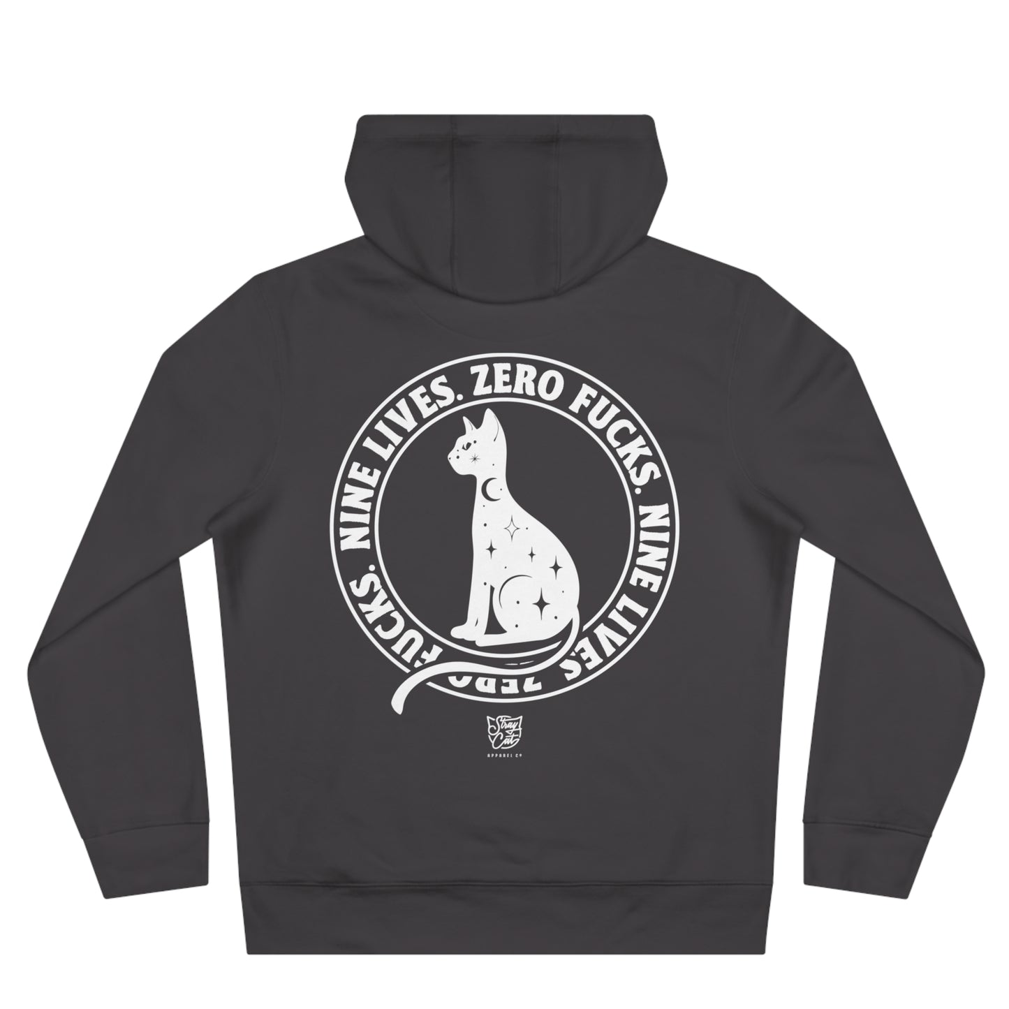 Nine Lives, Zero Fucks Hoodie