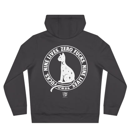 Nine Lives, Zero Fucks Hoodie
