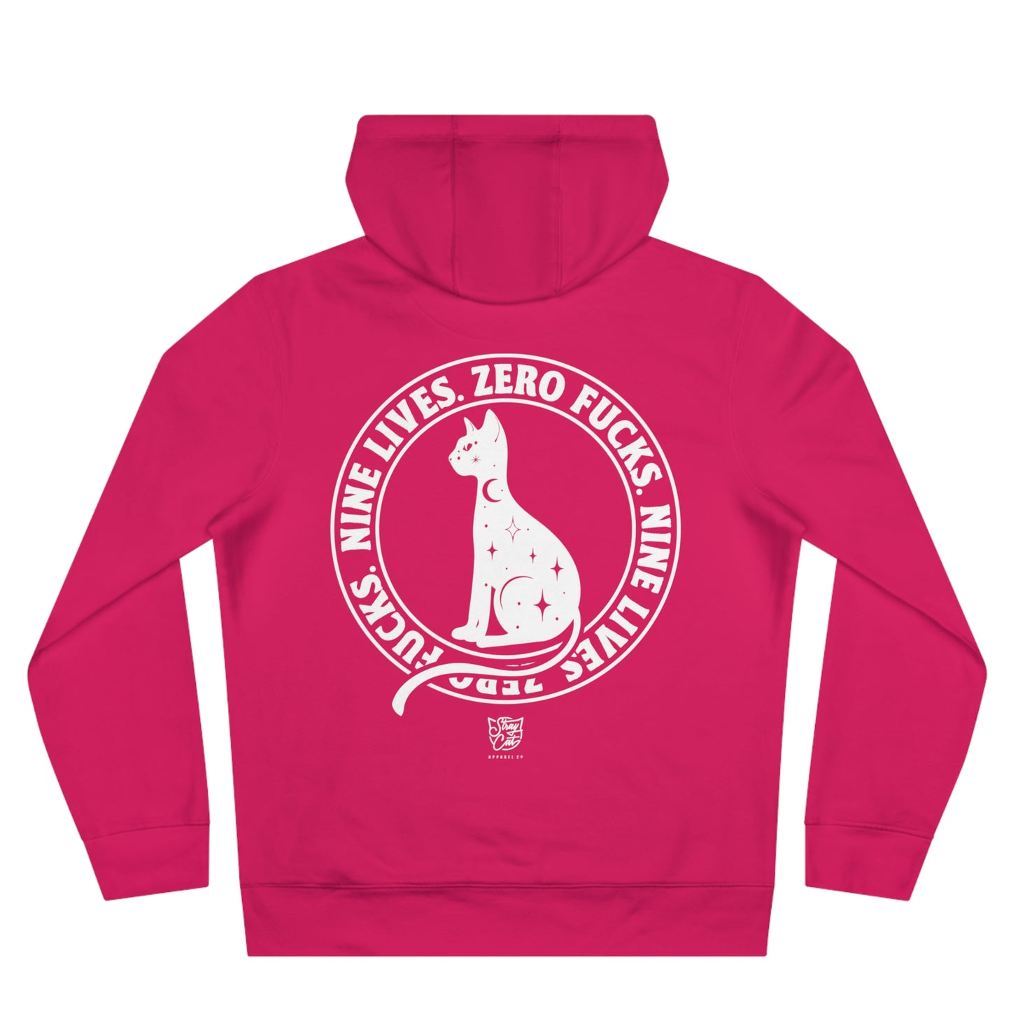 Nine Lives, Zero Fucks Hoodie