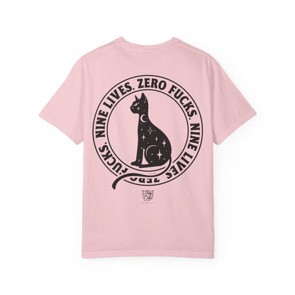 Nine Lives, Zero Fucks Tee