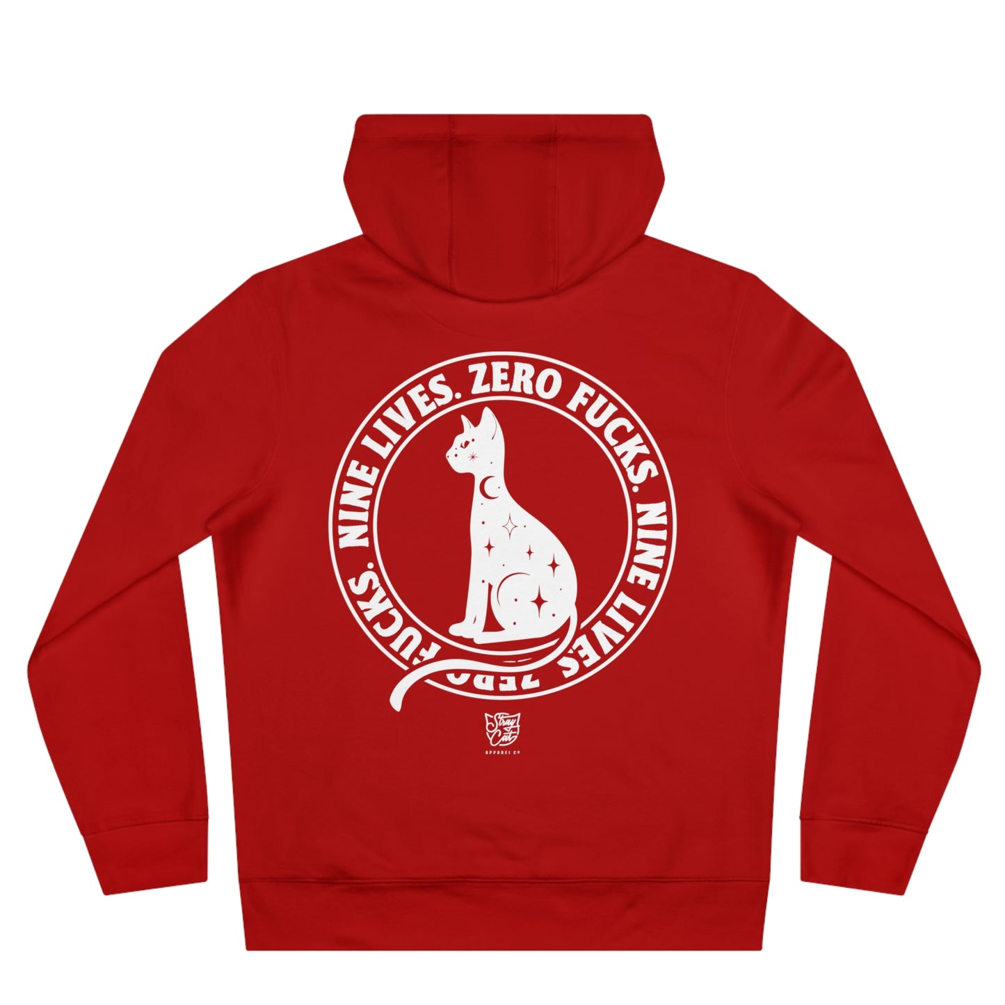 Nine Lives, Zero Fucks Hoodie