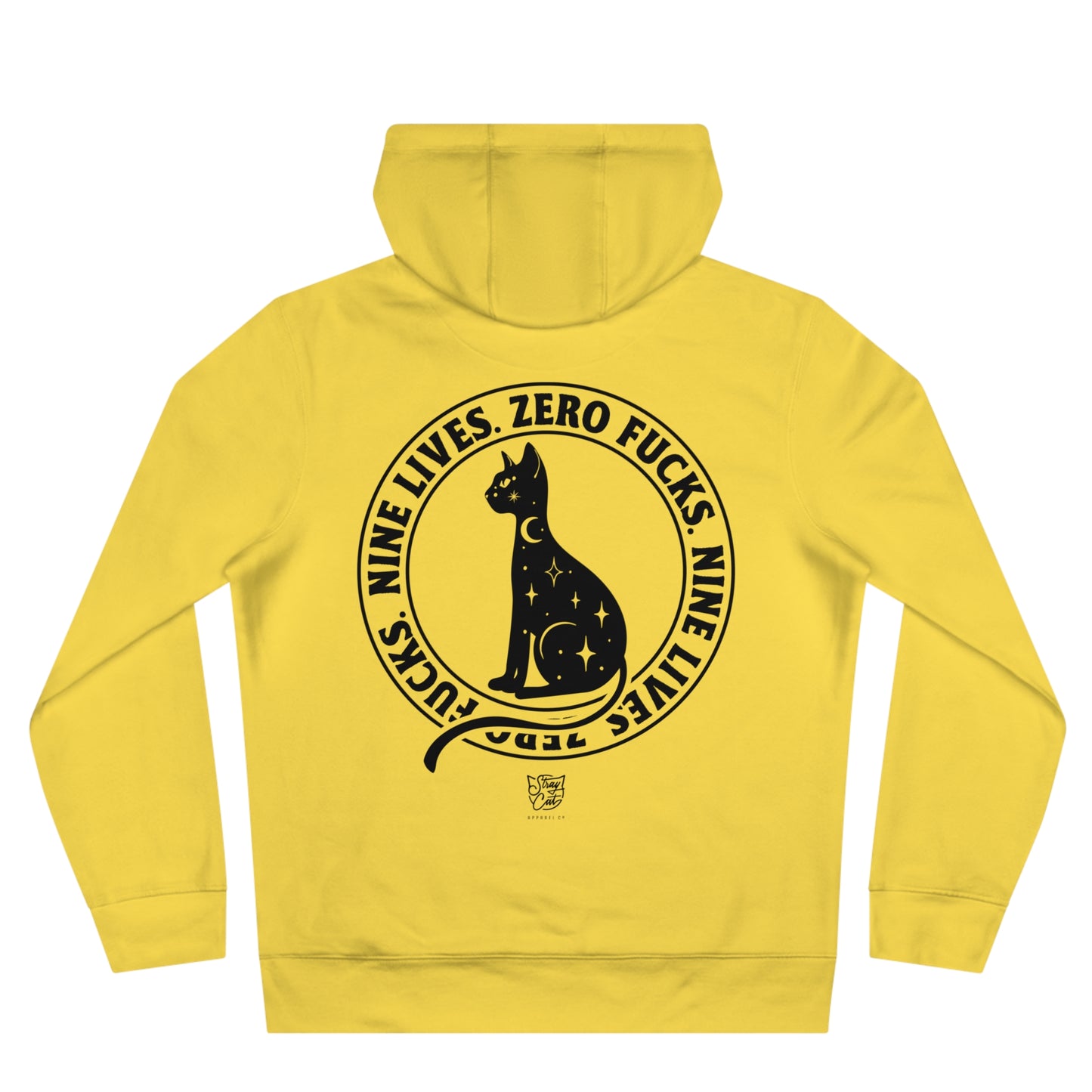 Nine Lives, Zero Fucks Hoodie