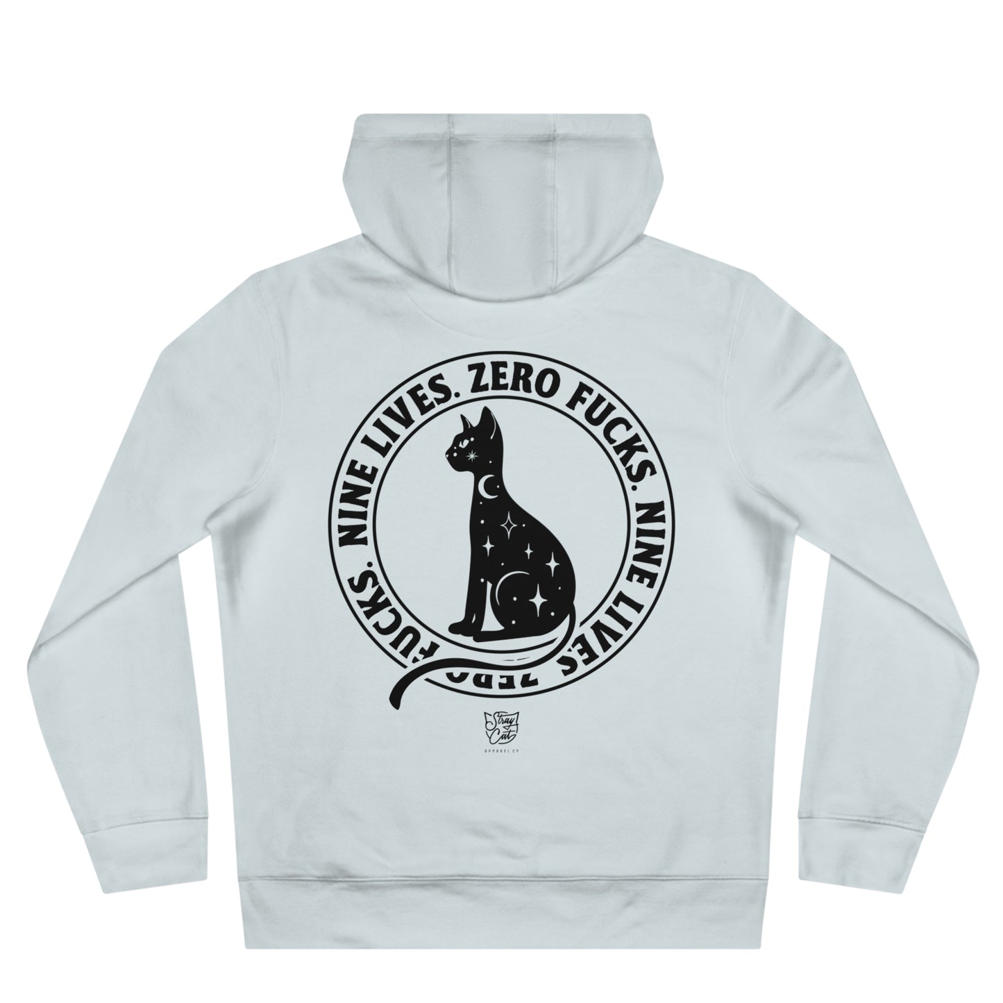 Nine Lives, Zero Fucks Hoodie