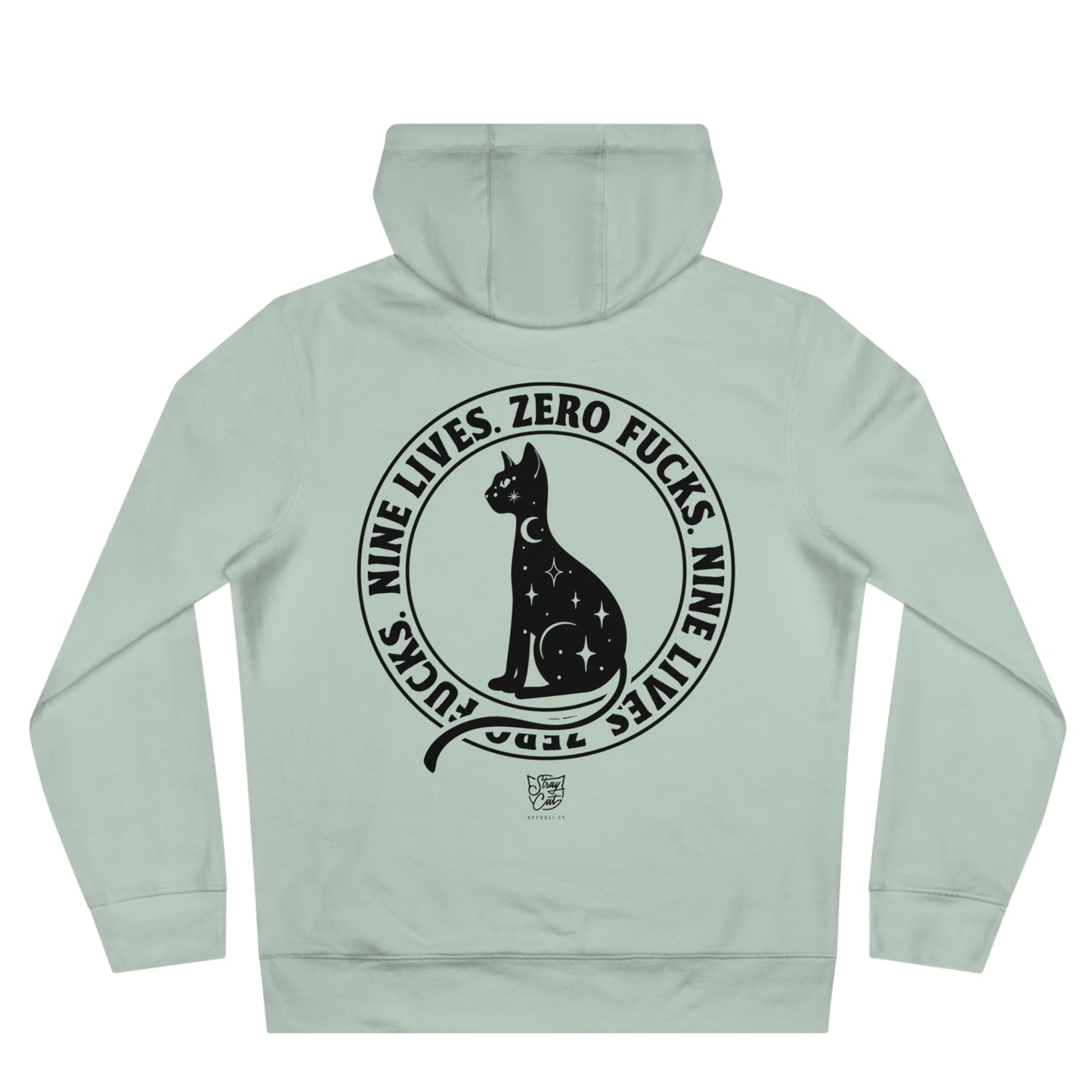 Nine Lives, Zero Fucks Hoodie