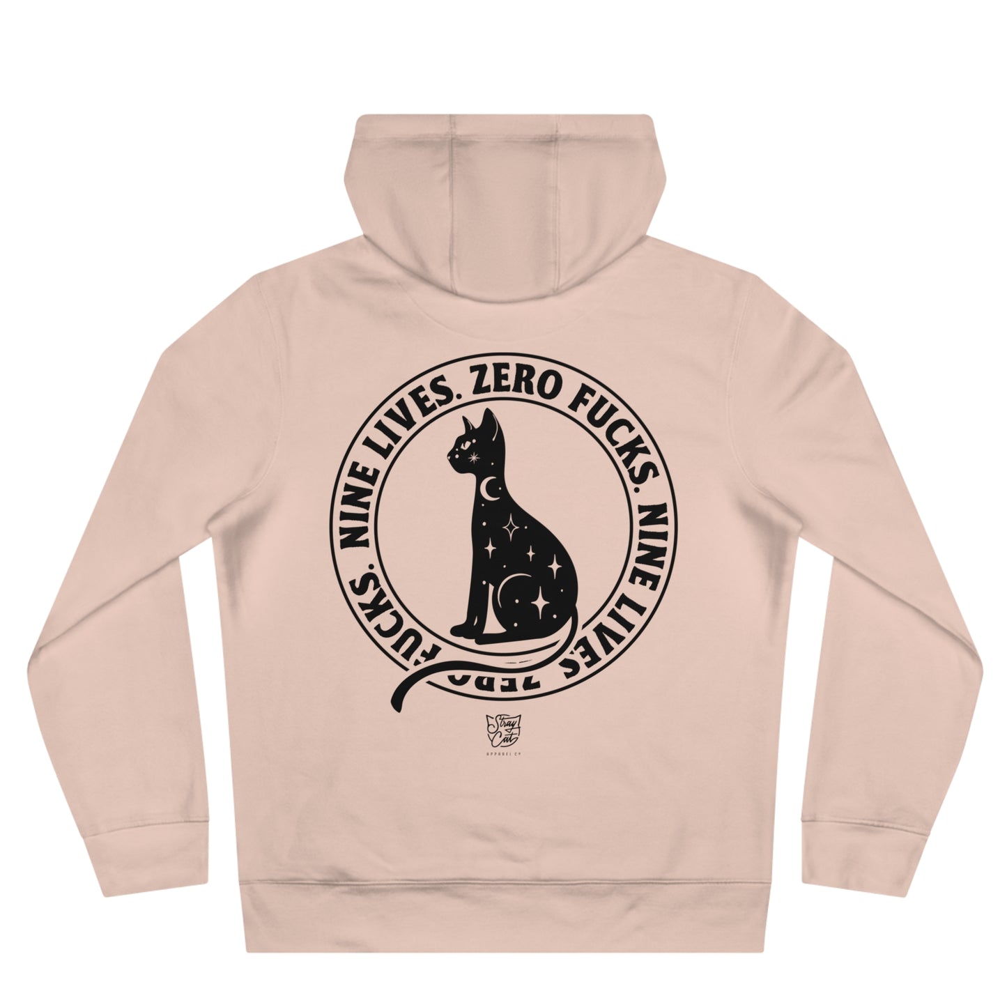 Nine Lives, Zero Fucks Hoodie