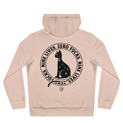 Nine Lives, Zero Fucks Hoodie