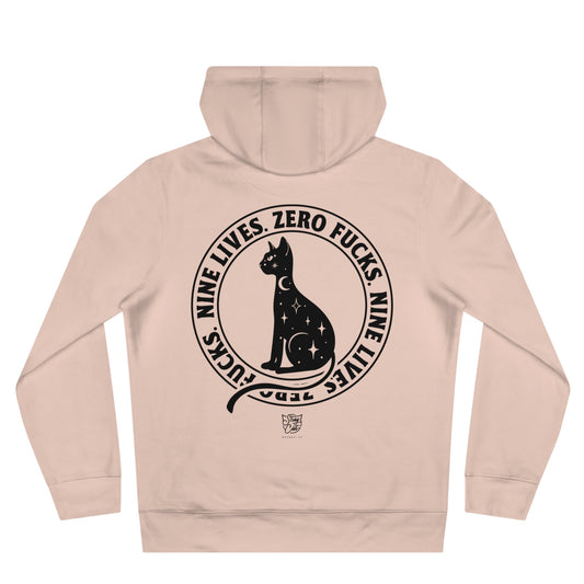 Nine Lives, Zero Fucks Hoodie