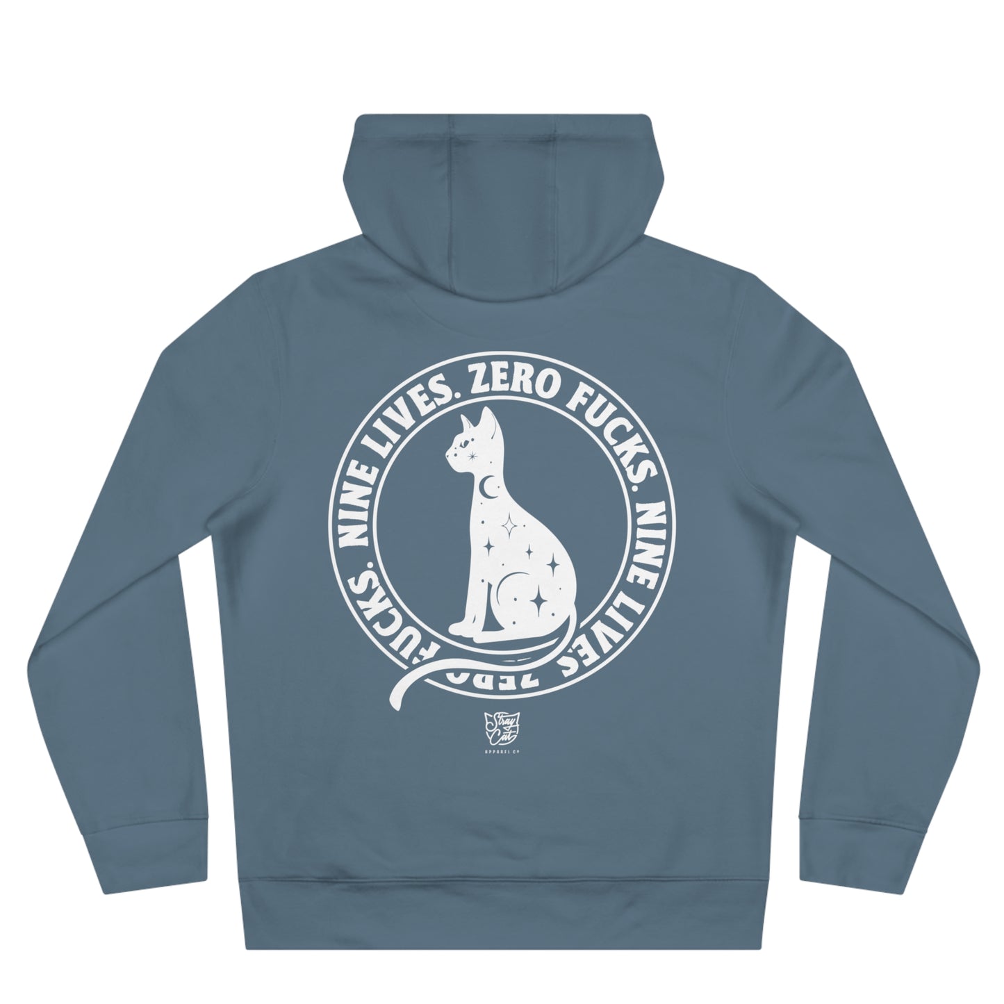 Nine Lives, Zero Fucks Hoodie