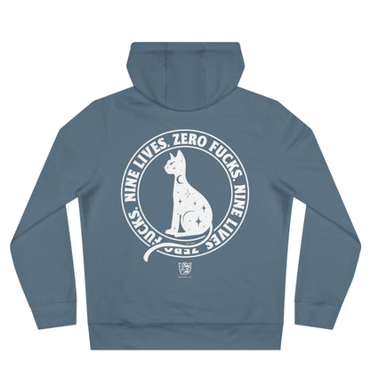 Nine Lives, Zero Fucks Hoodie