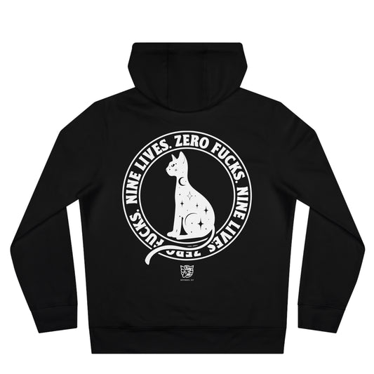 Nine Lives, Zero Fucks Hoodie