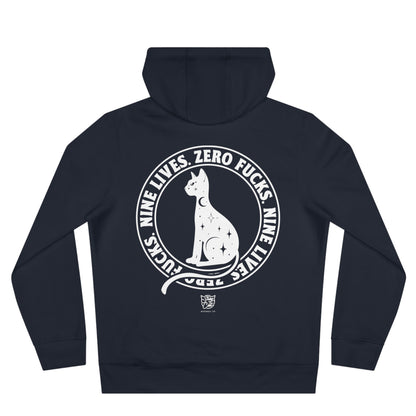 Nine Lives, Zero Fucks Hoodie