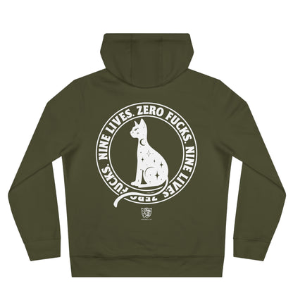 Nine Lives, Zero Fucks Hoodie